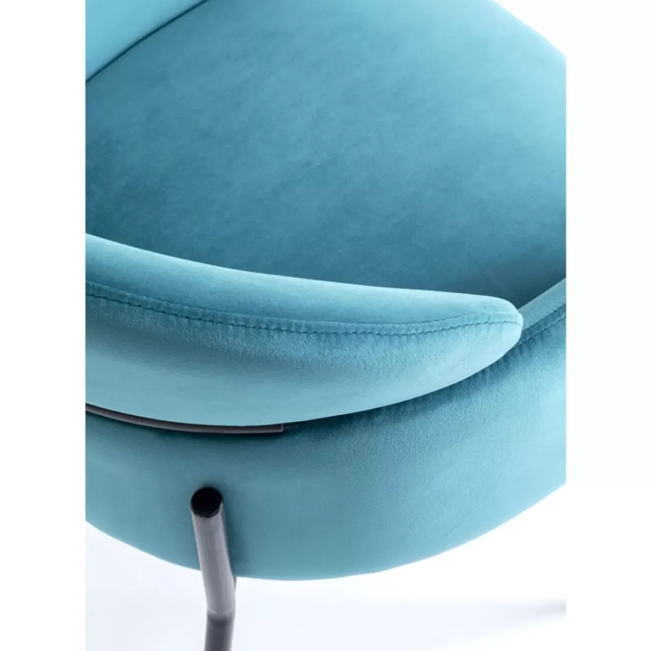 KARE Design Stühle-Armlehnstuhl Alexia Velvet Blau