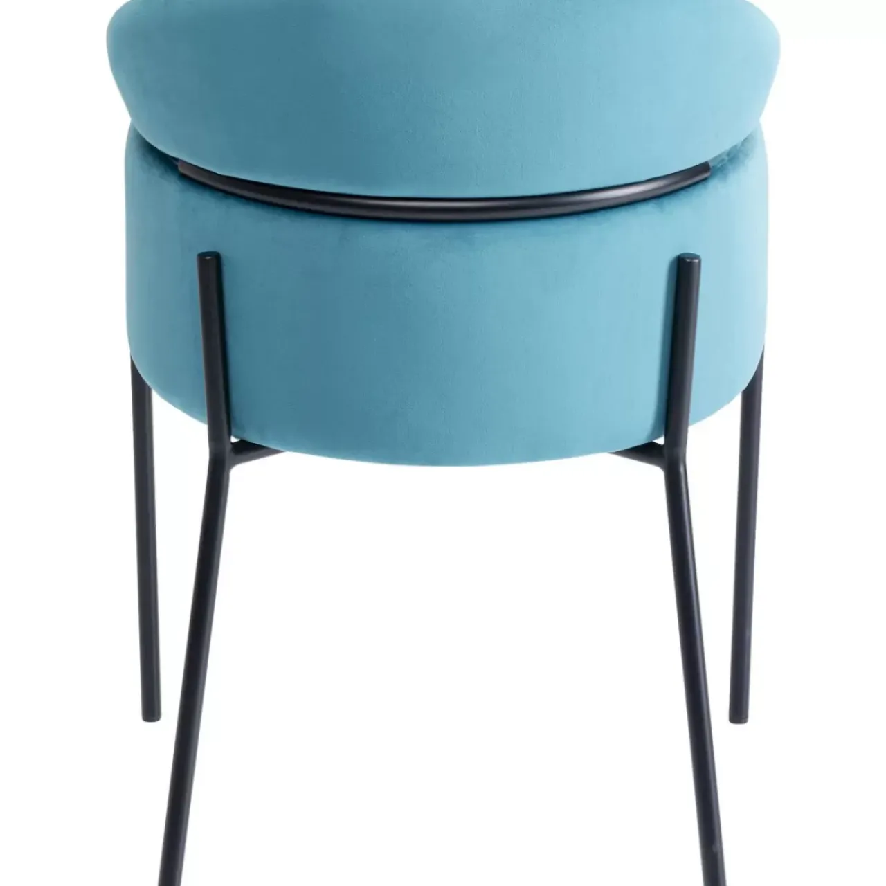 KARE Design Stühle-Armlehnstuhl Alexia Velvet Blau