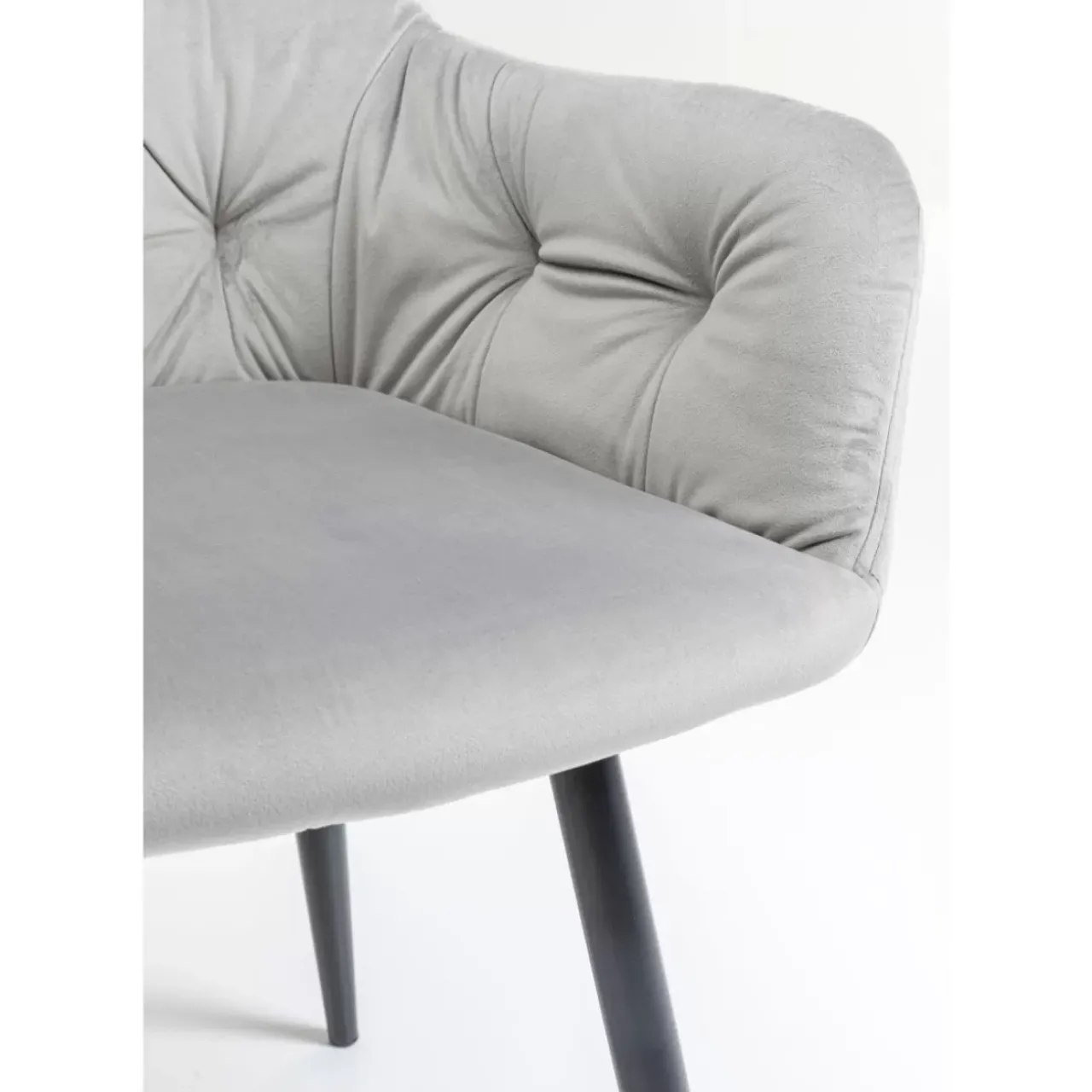 KARE Design Stühle-Armlehnstuhl Kira Grau