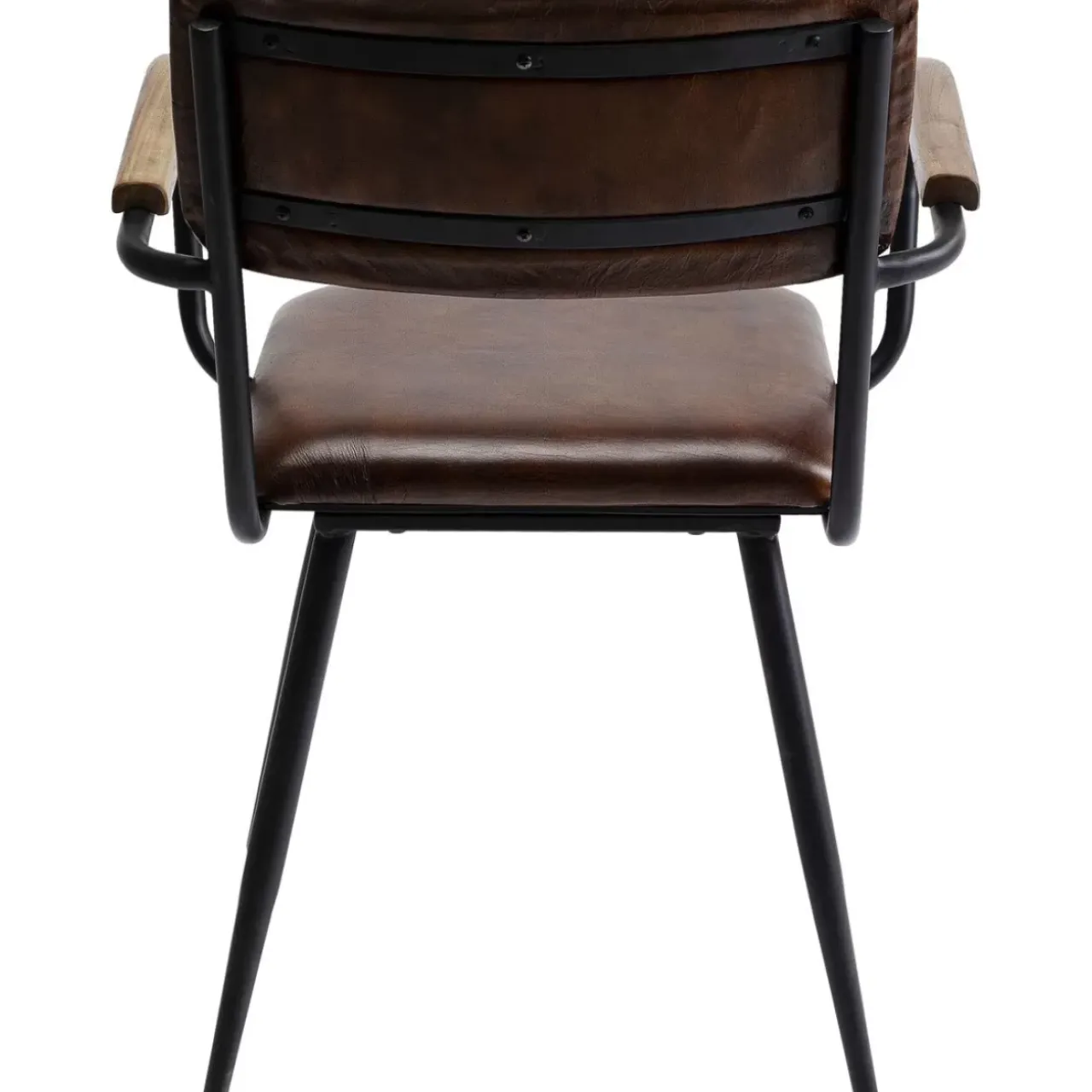 KARE Design Stühle-Armlehnstuhl Salsa Leder Braun