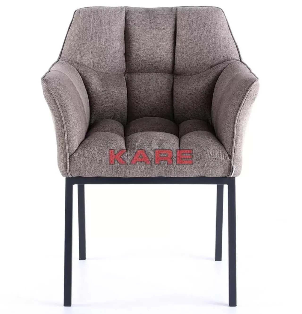 KARE Design Stühle-Armlehnstuhl Thinktank Hellbraun