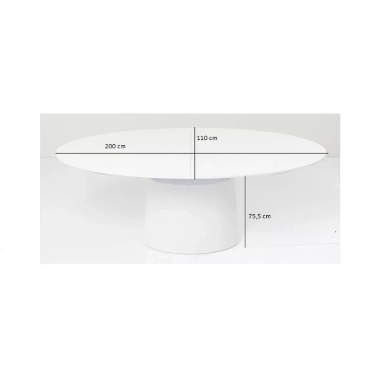 KARE Design Tische-Ausziehtisch Benvenuto Weiss 200(50)X110Cm