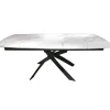 KARE Design Tische-Ausziehtisch Twist Onyx 120(30+30)X90Cm