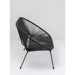 KARE Design Outdoormöbel-Bank Acapulco Schwarz