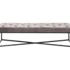 KARE Design Sitzbänke-Bank Crossover Grau Schwarz 150X40Cm