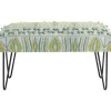 KARE Design Sitzbänke-Bank Desna Patchwork Grun 80Cm