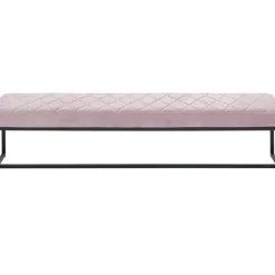 KARE Design Sitzbänke-Bank Smart Rosa Schwarz 150X40Cm