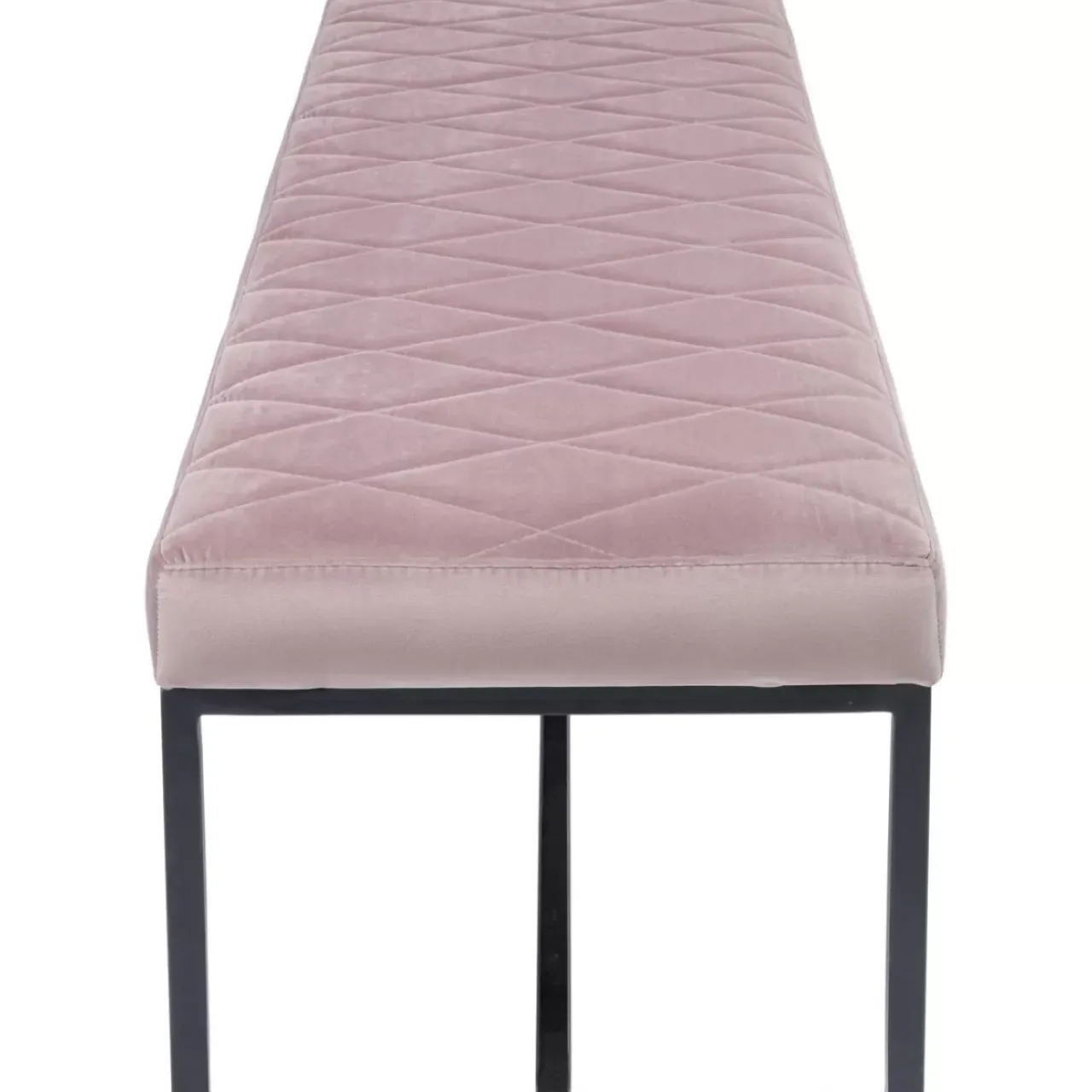 KARE Design Sitzbänke-Bank Smart Rosa Schwarz 150X40Cm