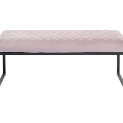 KARE Design Sitzbänke-Bank Smart Rosa Schwarz 90X40Cm