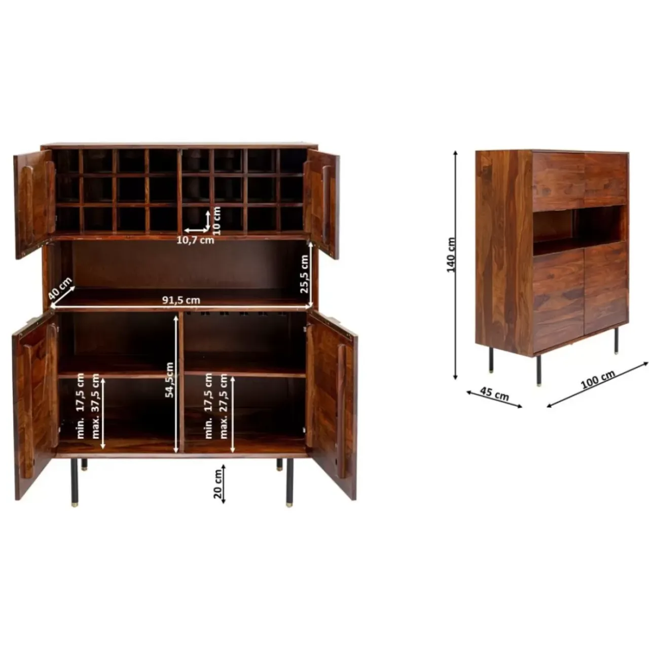 KARE Design Bars-Barschrank Ravello 100