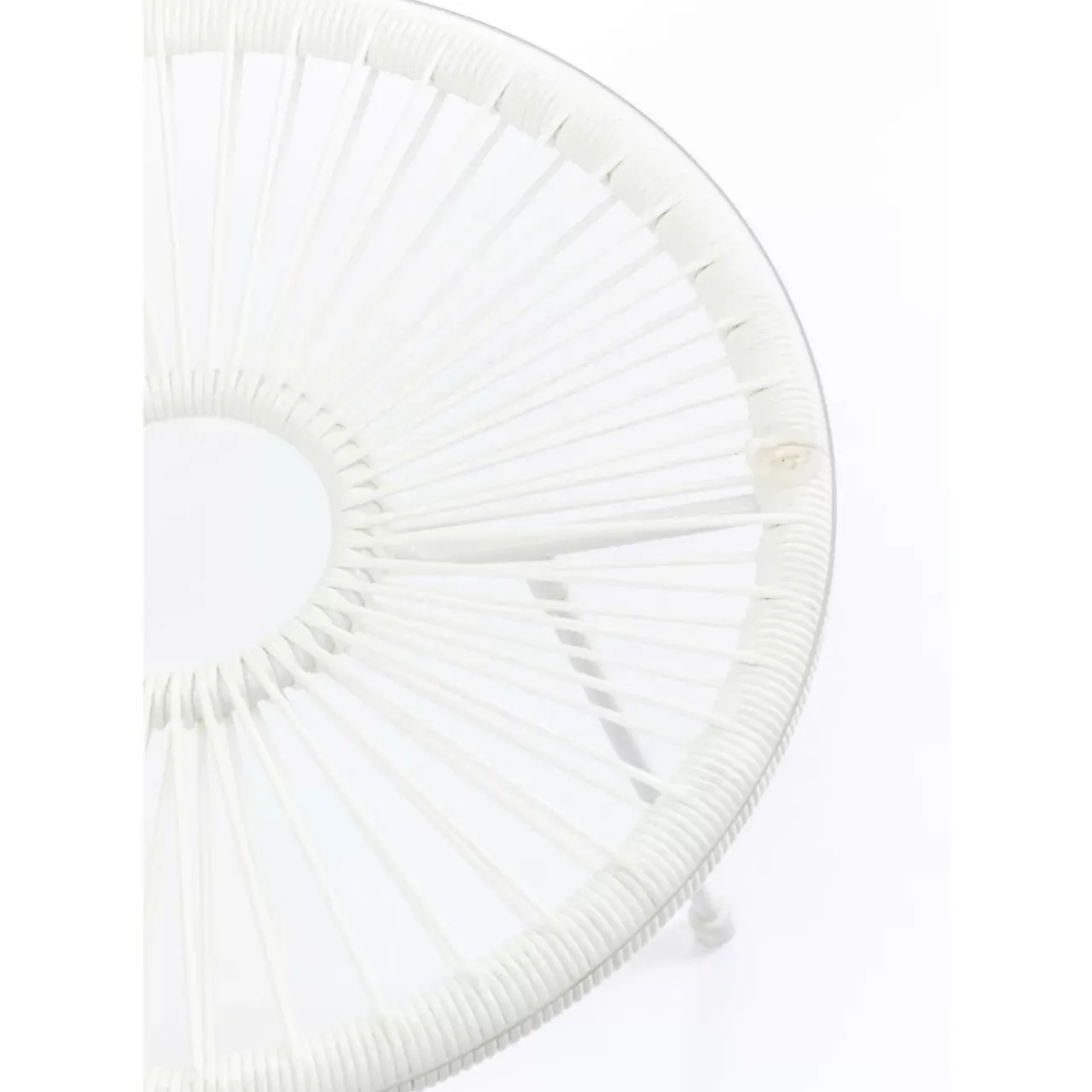 KARE Design Outdoormöbel-Beistelltisch Acapulco Weiss