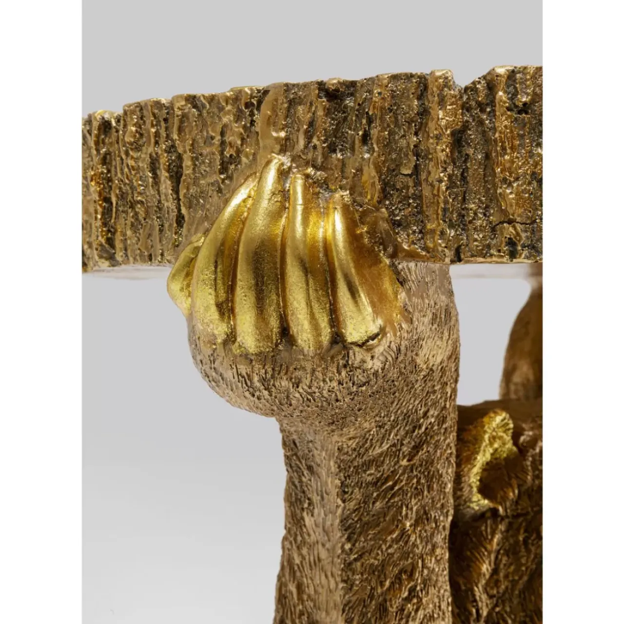 KARE Design Tische-Beistelltisch Animal Bear Gold 35X34Cm