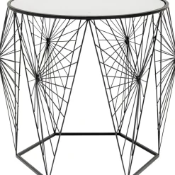KARE Design Tische-Beistelltisch Cobweb Schwarz (2/Set)