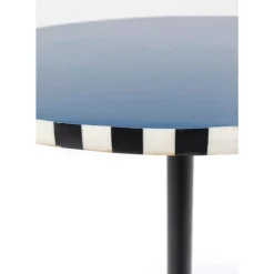 KARE Design Tische-Beistelltisch Domero Race Blau O40Cm