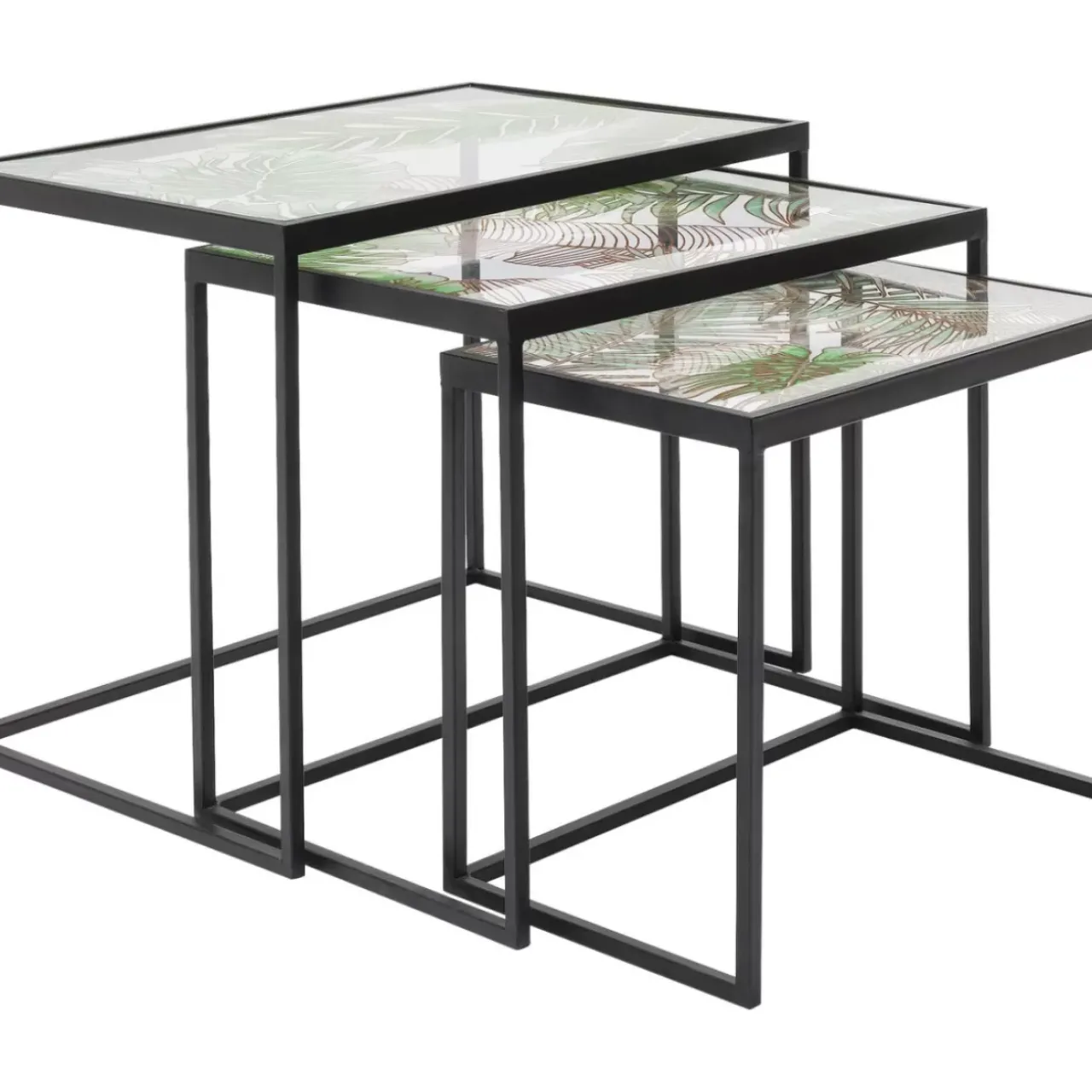 KARE Design Tische-Beistelltisch Jungle (3/Set)