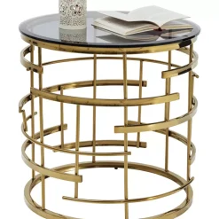 KARE Design Tische-Beistelltisch Jupiter Gold O55Cm