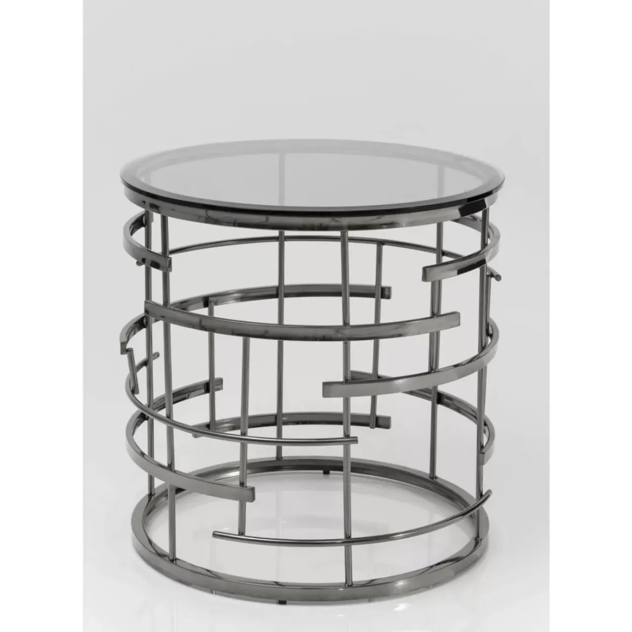 KARE Design Tische-Beistelltisch Jupiter Silber O55Cm