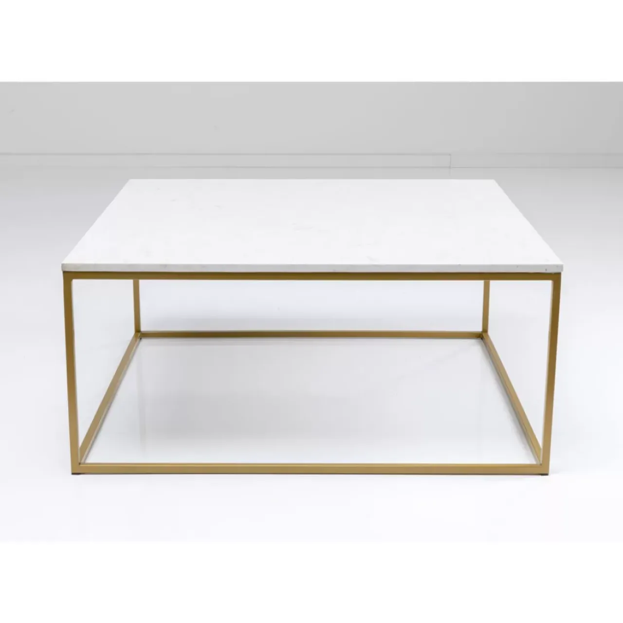 KARE Design Tische-Beistelltisch Key West Gold 40X40Cm