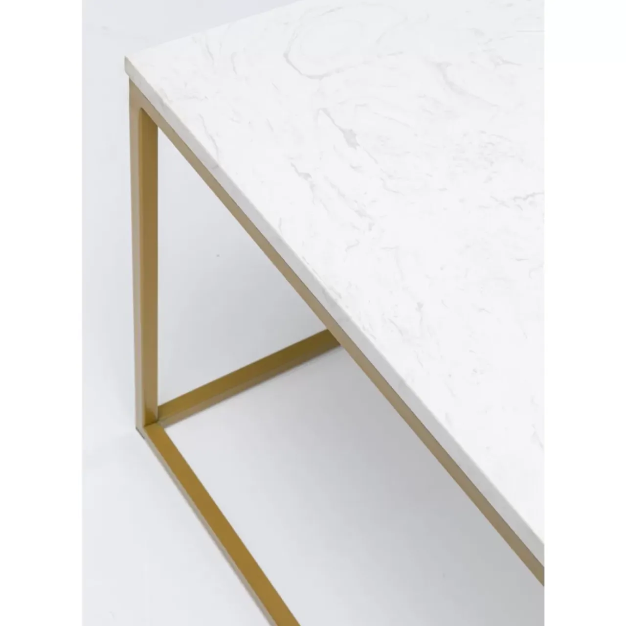 KARE Design Tische-Beistelltisch Key West Gold 40X40Cm
