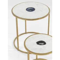 KARE Design Tische-Beistelltisch Limbo (3/Set) O45Cm