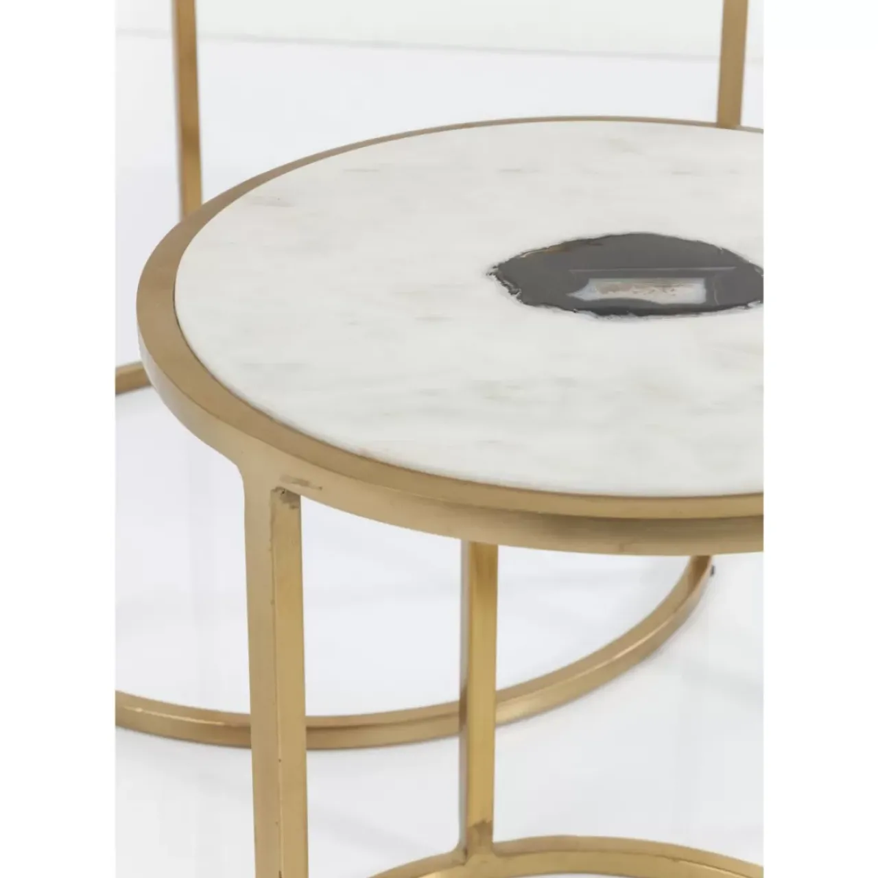 KARE Design Tische-Beistelltisch Limbo (3/Set) O45Cm