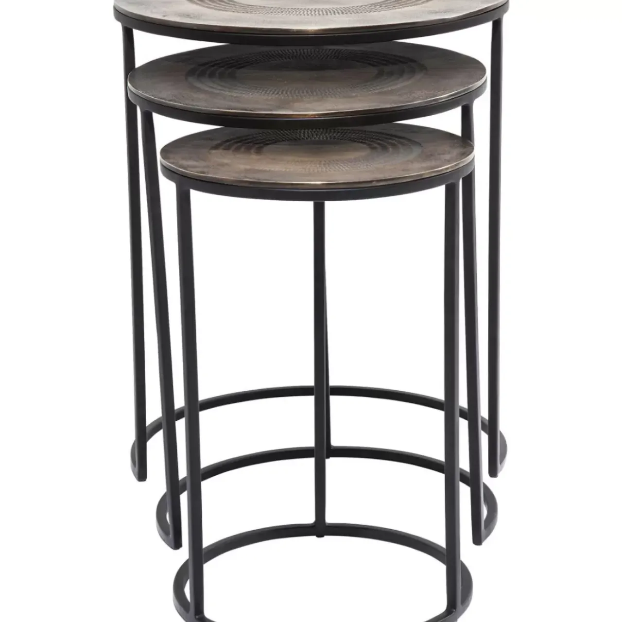 KARE Design Tische-Beistelltisch Marrakesh (3/Set) O48Cm