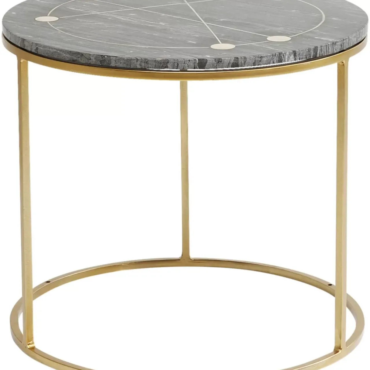 KARE Design Tische-Beistelltisch Mystic Round Klein (2/Set) O61Cm