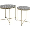 KARE Design Tische-Beistelltisch Priya Schwarz (2/Set)