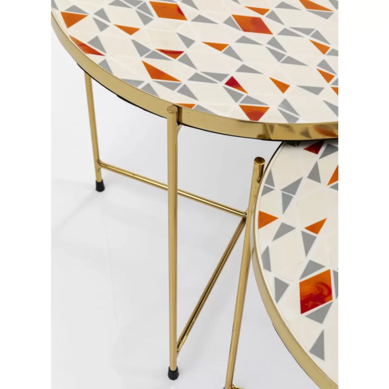 KARE Design Tische-Beistelltisch Priya Weis (2/Set)