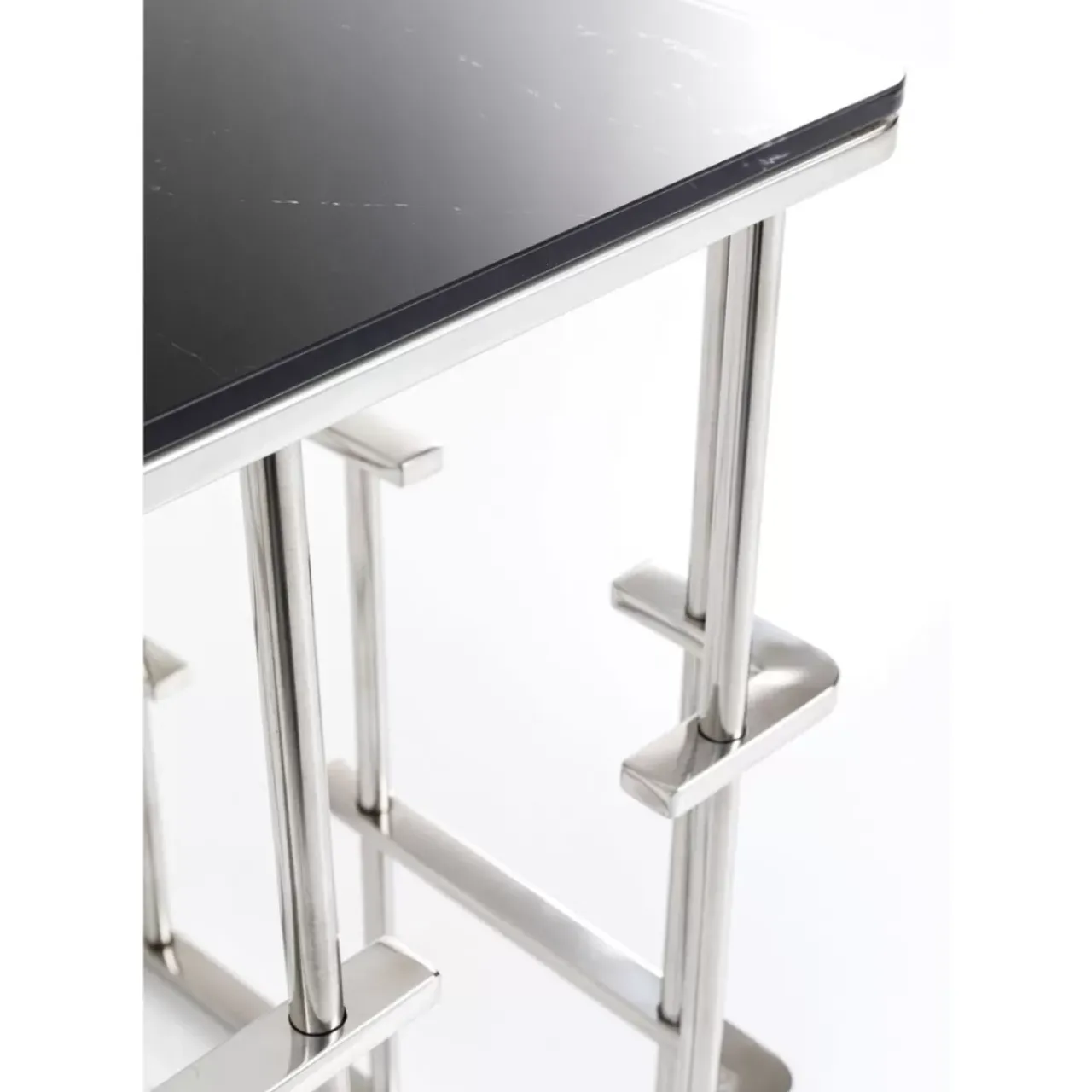 KARE Design Tische-Beistelltisch Rome Silber 40X40Cm