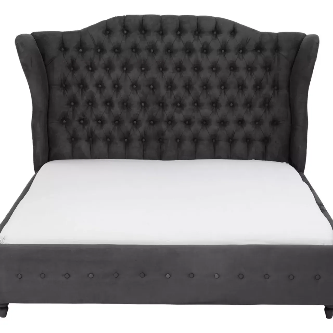 KARE Design Betten-Bett City Spirit Graphit 160X200Cm