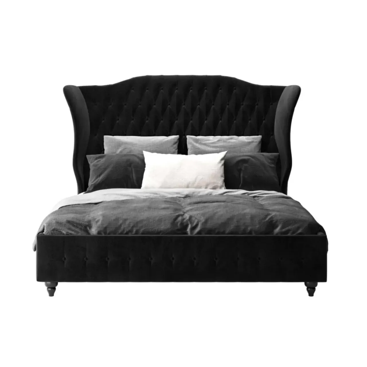 KARE Design Betten-Bett City Spirit Graphit 160X200Cm