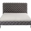 KARE Design Betten-Bett Desire Hoch Silbergrau 180X200 Cm