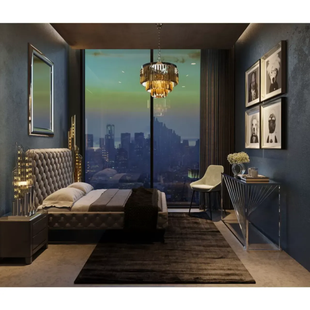 KARE Design Betten-Bett Desire Hoch Silbergrau 180X200 Cm