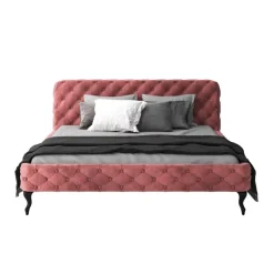 KARE Design Betten-Bett Desire Velvet Rose 160X200Cm