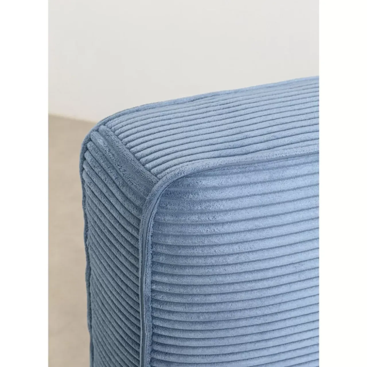 KARE Design Betten-Bett East Side Cord Blau 160X200Cm