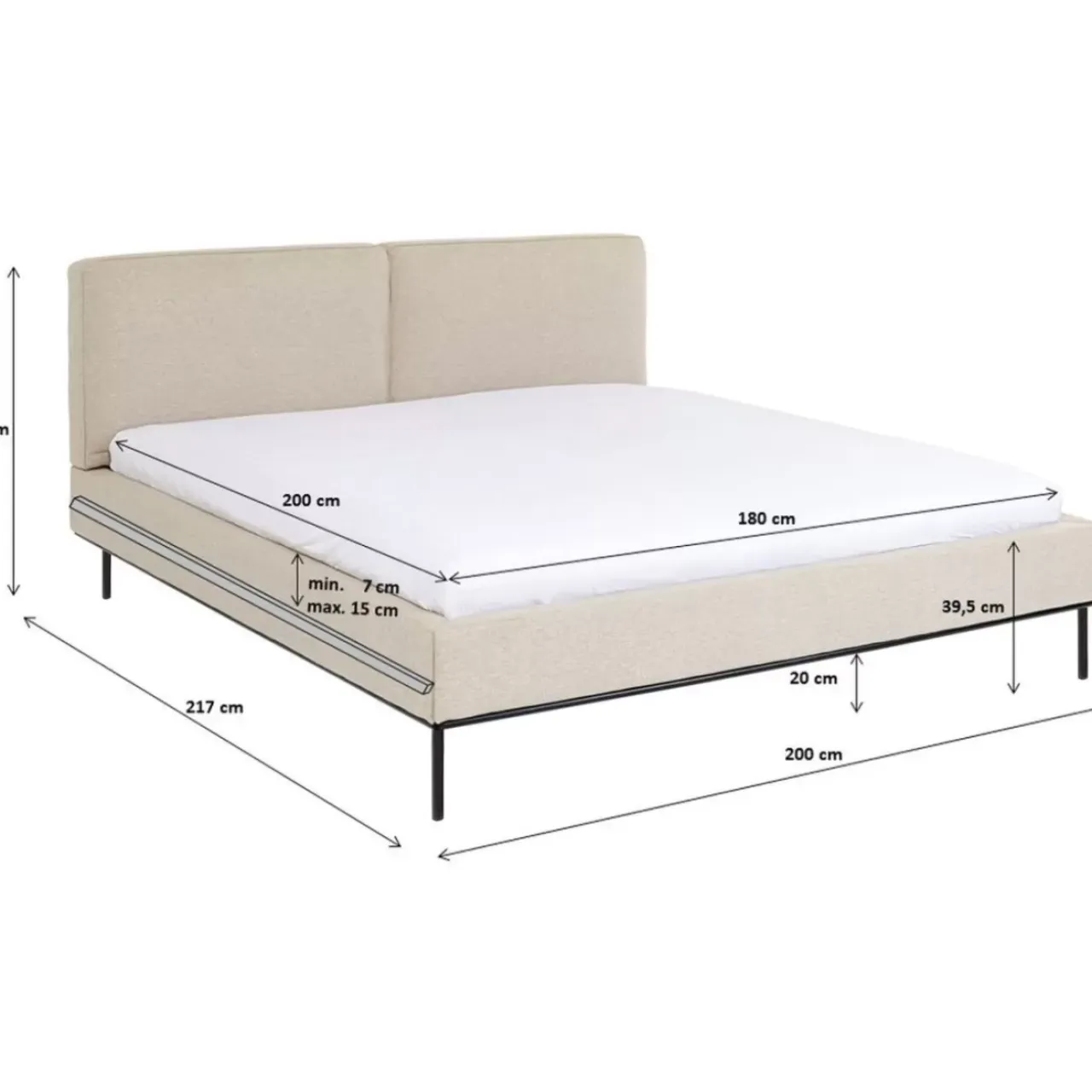 KARE Design Betten-Bett East Side 180X200Cm