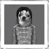 KARE Design Bilder-Bild Frame Mirror King Dog 60X60