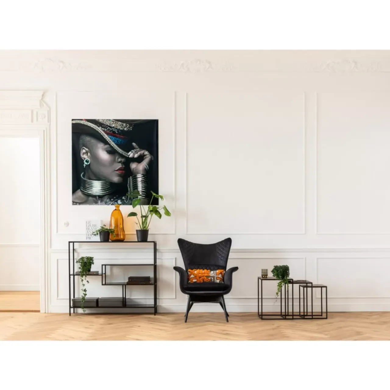 KARE Design Bilder-Bild Glas Foxy Lady 120X120Cm