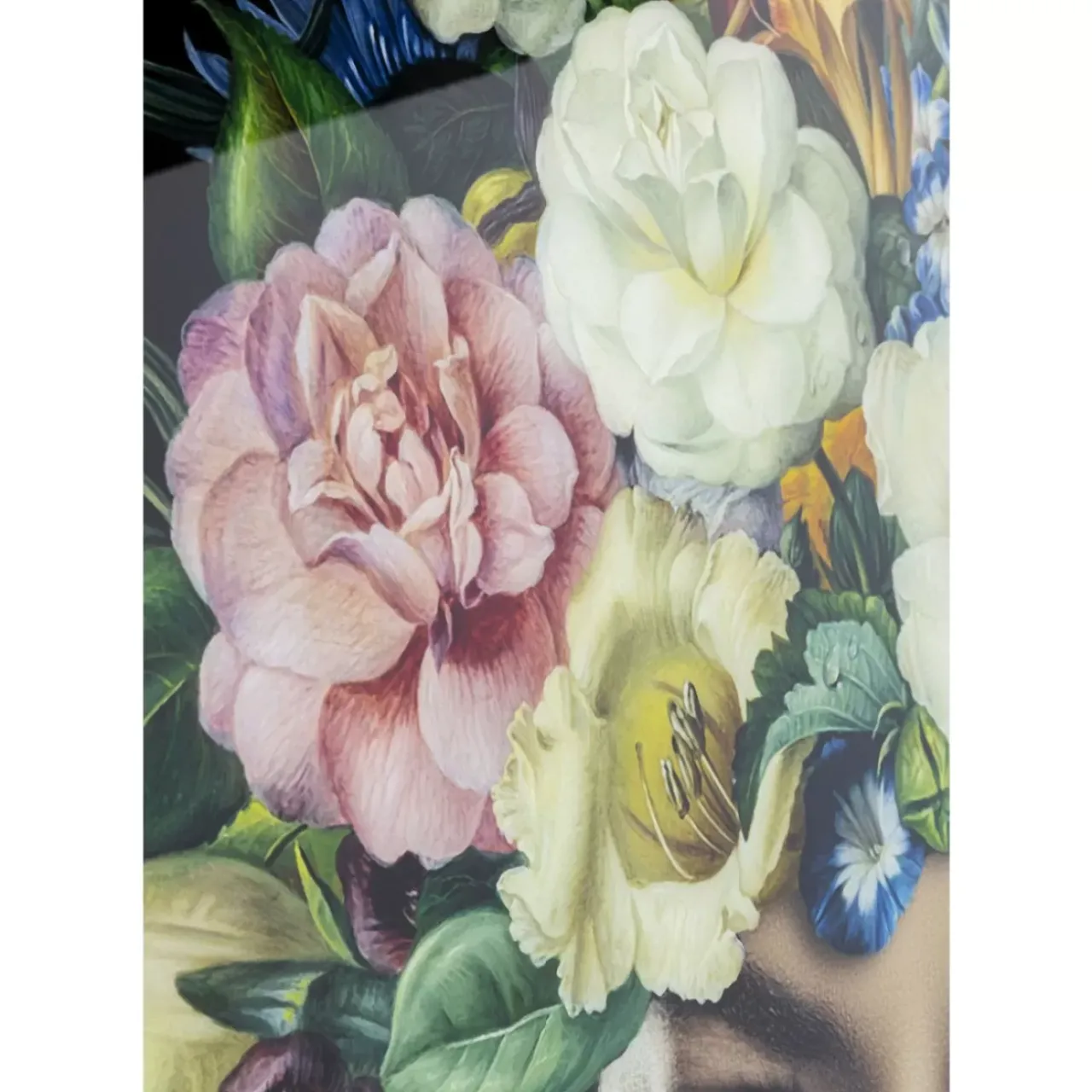 KARE Design Bilder-Bild Glas Pretty Flower Woman 100X100
