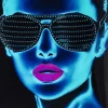 KARE Design Bilder-Bild Glas Tough Girl 120X120Cm