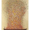 KARE Design Bilder-Bild Touched Flower Boat Gold Rot 120X160Cm