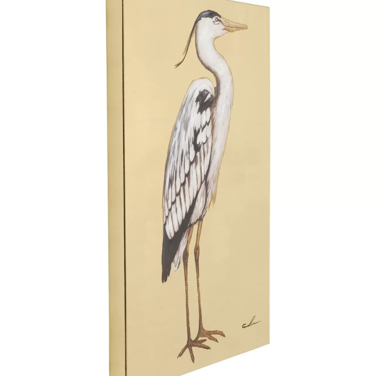 KARE Design Bilder-Bild Touched Heron Right 70X50Cm
