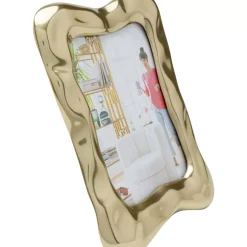 KARE Design Deko & Geschenkartikel-Bilderrahmen Jade Swing Gold 21X26Cm