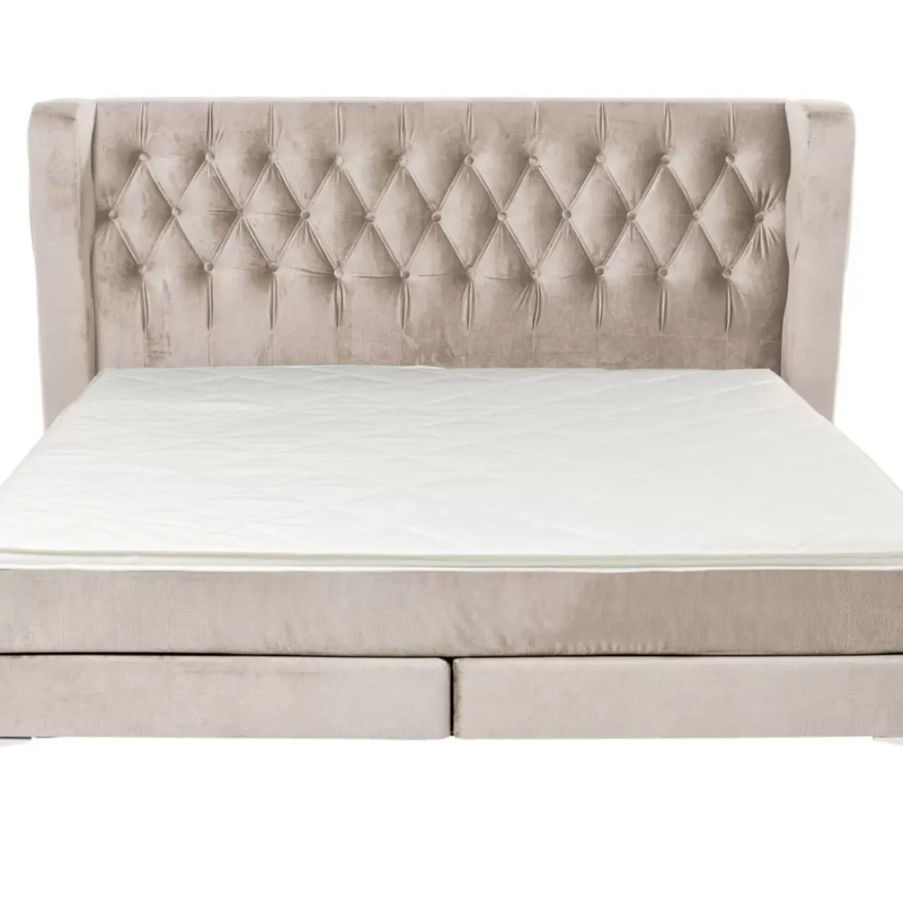 KARE Design Betten-Boxspringbett Benito Moon Creme 160X200Cm