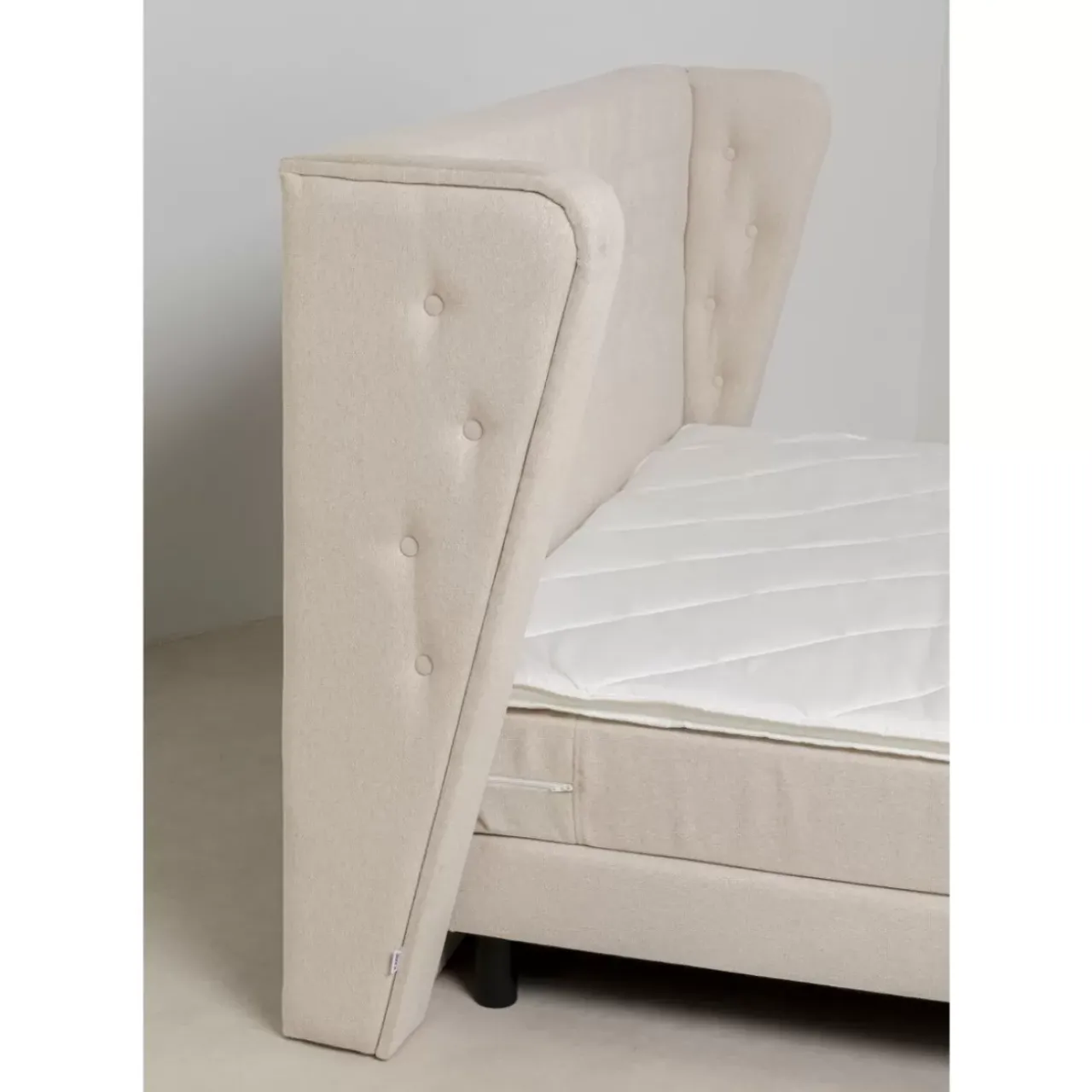 KARE Design Betten-Boxspringbett Benito Moon Creme 180X200Cm