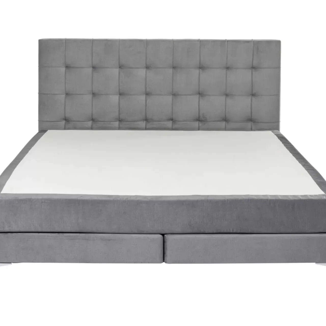 KARE Design Betten-Boxspringbett Benito Star Grau 160X200Cm