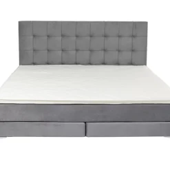 KARE Design Betten-Boxspringbett Benito Star Grau 180X200Cm