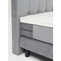 KARE Design Betten-Boxspringbett Benito Star Grau 180X200Cm