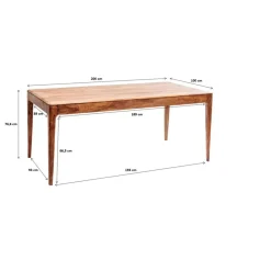 KARE Design Tische-Brooklyn Nature Tisch 200X100Cm